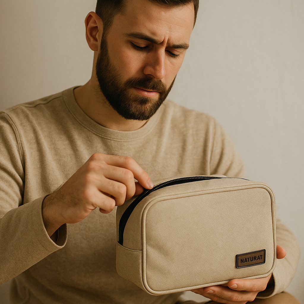 Trousse de toilette en tissu matelassé : l’élégance au service de la praticité