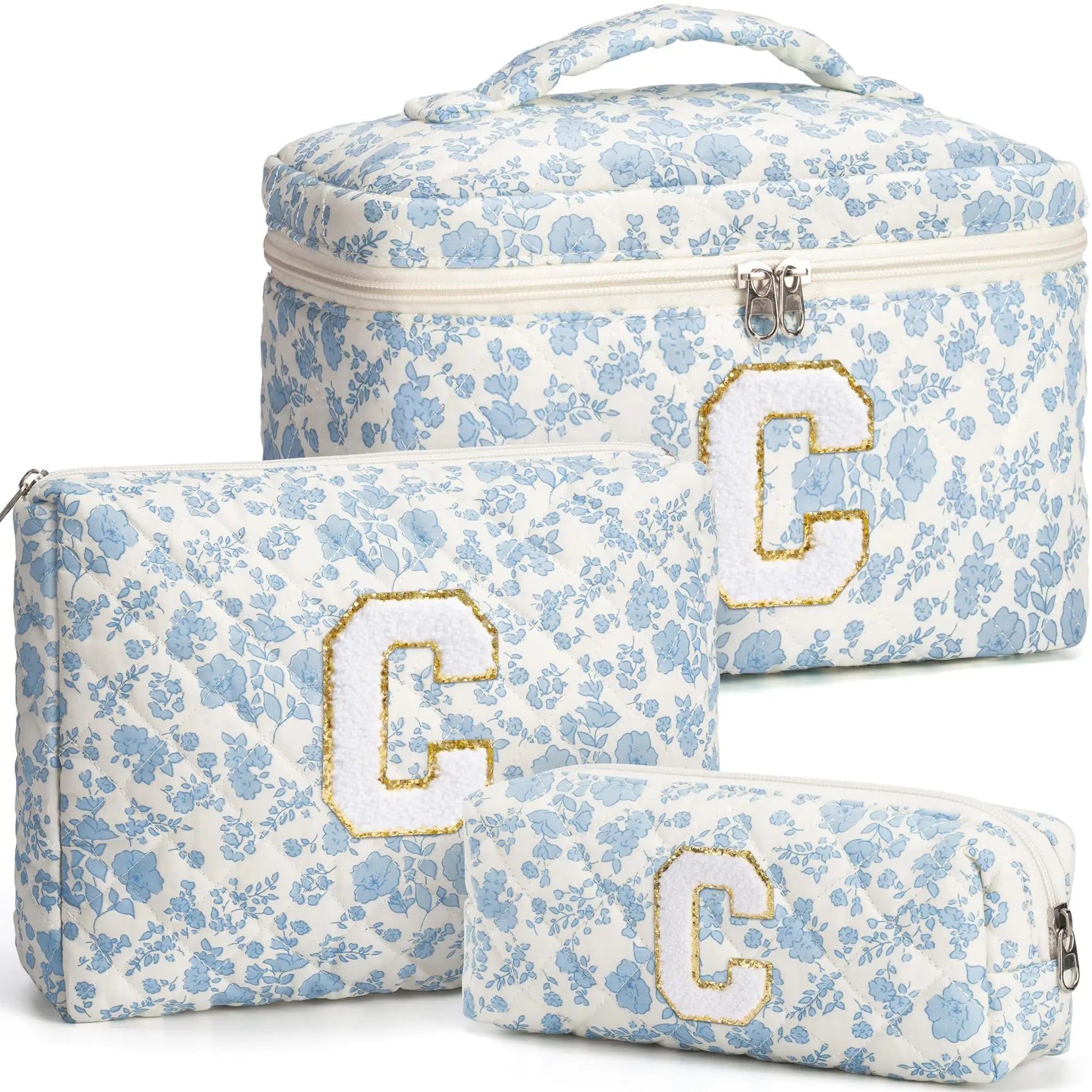 Trousse de toilette femme compacte matelassée