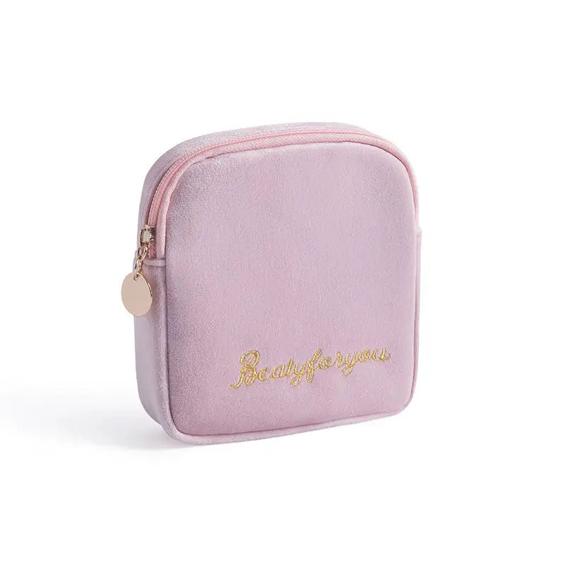 Trousse de toilette bébé en velours