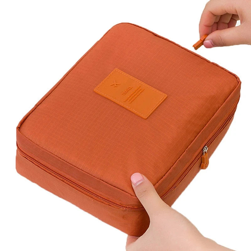 Trousse de toilette vanity femme – Format rigide, floral et léger