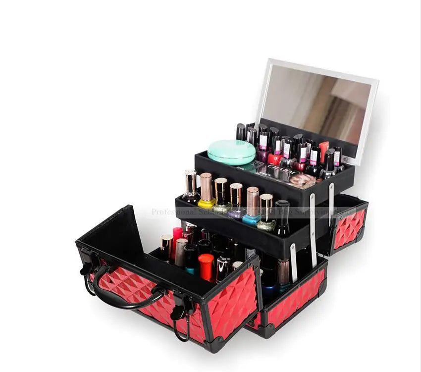 Trousse de toilette de luxe – Organisateur maquillage professionnel