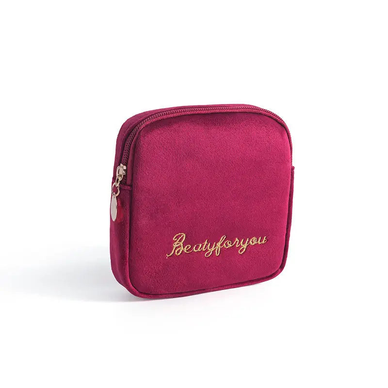Trousse de toilette bébé en velours