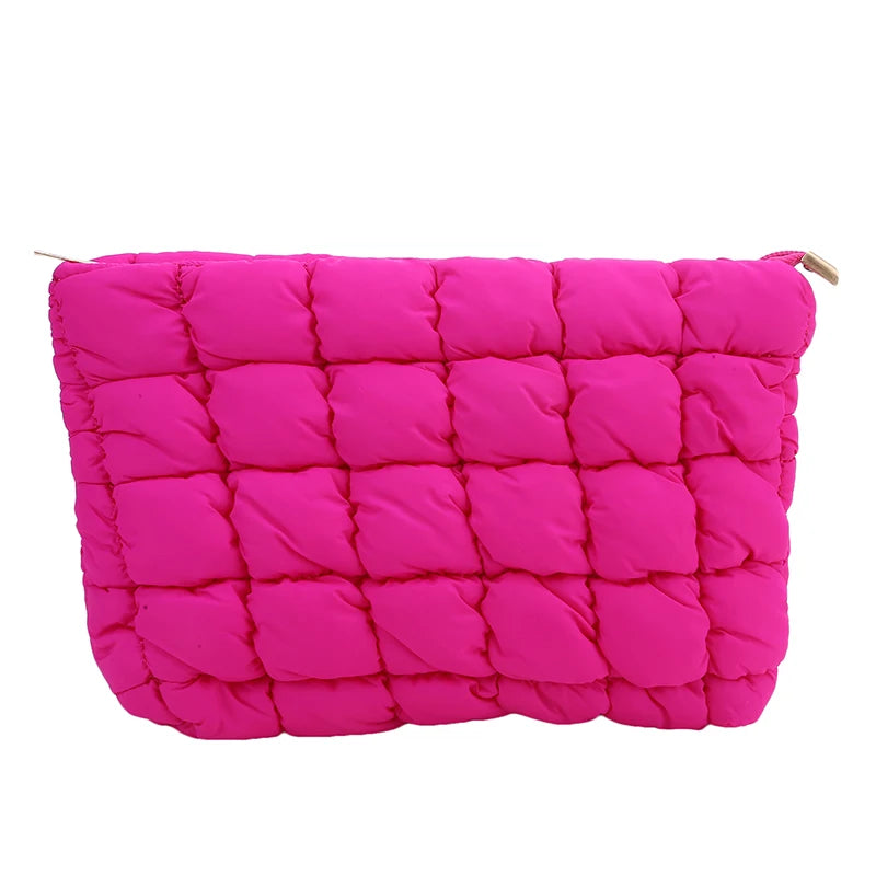 Trousse de toilette matelassée grand format – Élégance & praticité