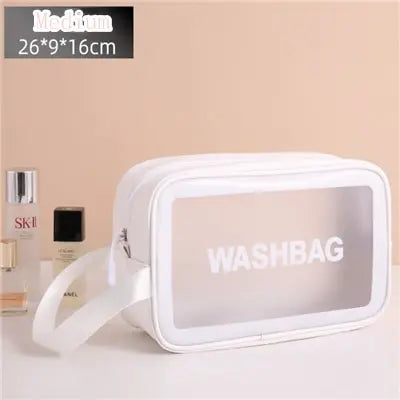 Trousse de toilette imperméable transparante