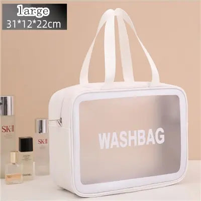 Trousse de toilette imperméable transparante