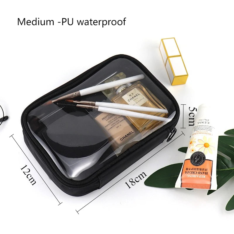 Trousse de toilette transparente – Format avion waterproof