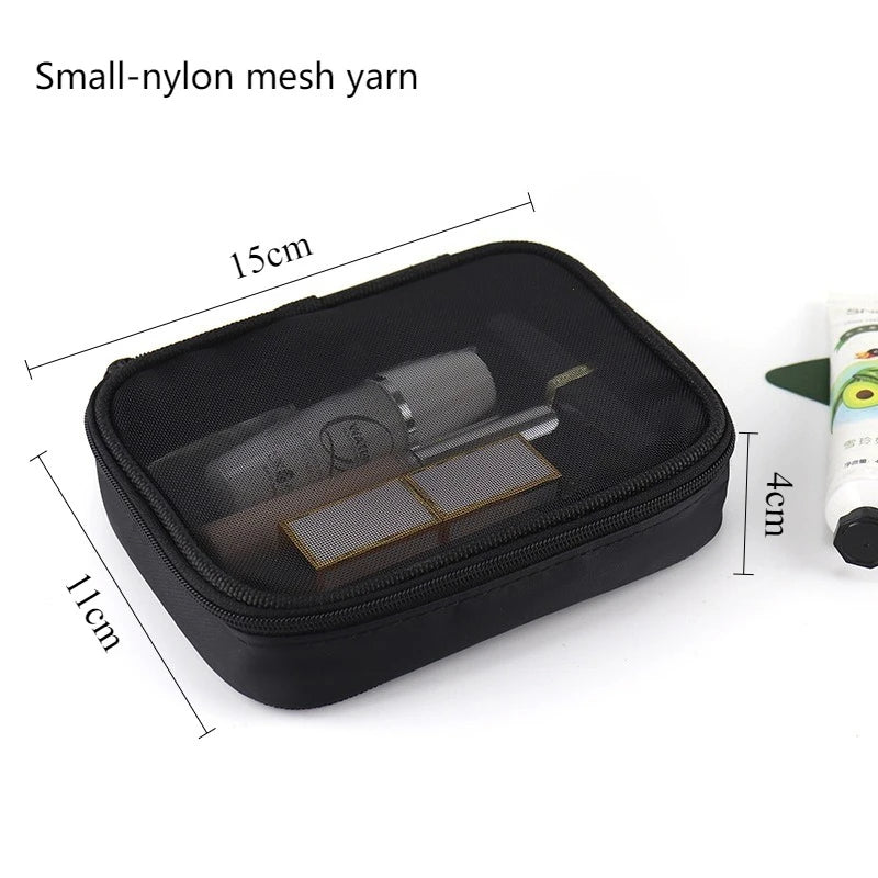 Trousse de toilette transparente – Format avion waterproof