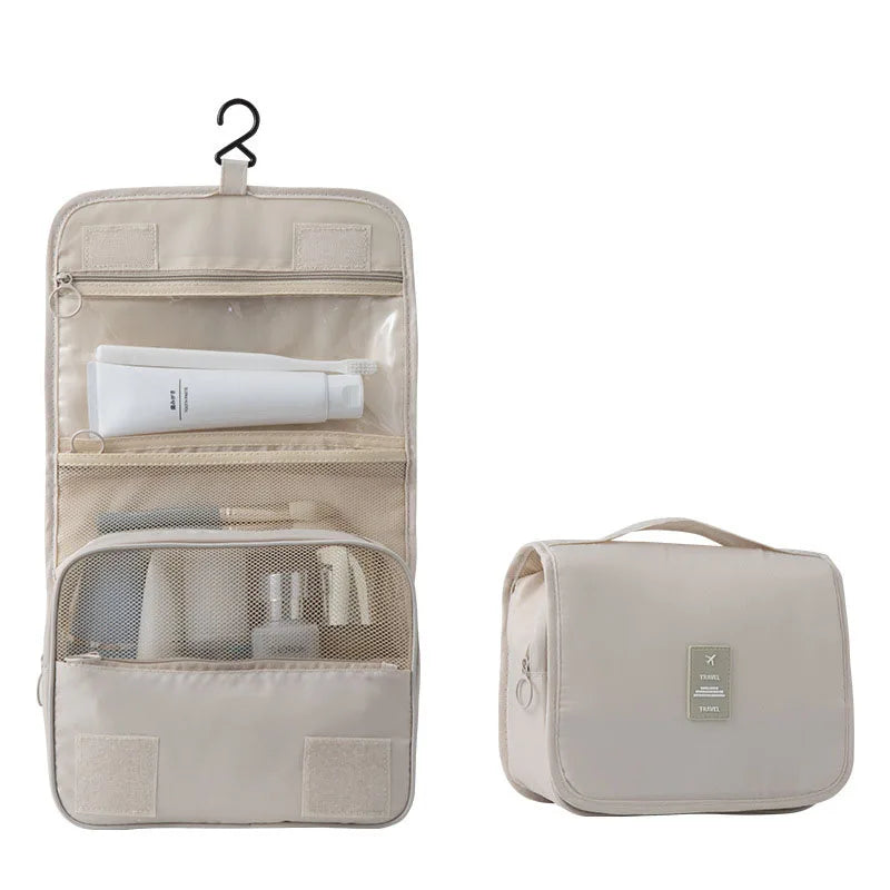 Trousse de toilette suspendue avec crochets
