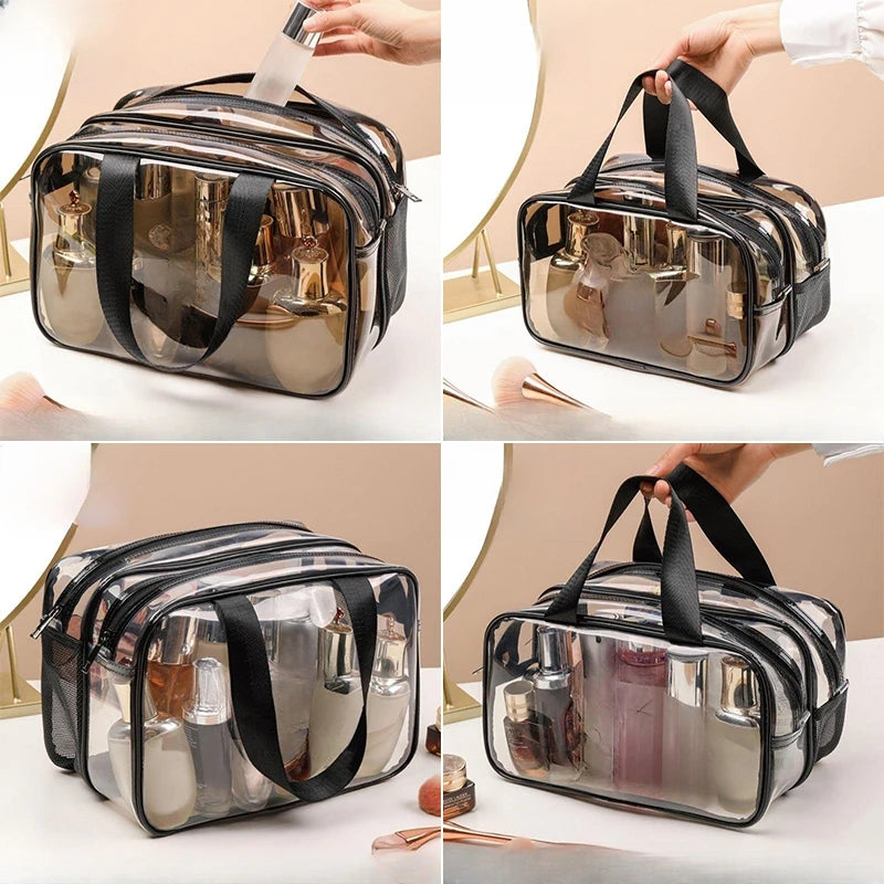 Trousse de toilette transparente – Design pratique waterproof