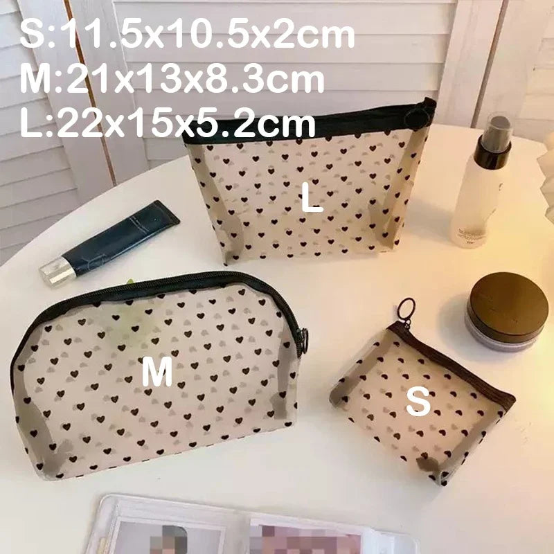 Trousse de toilette transparente voyage
