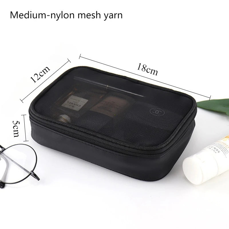 Trousse de toilette transparente – Format avion waterproof