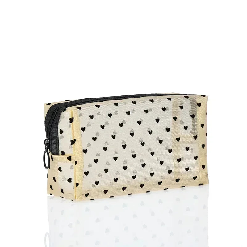 Trousse de toilette transparente femme