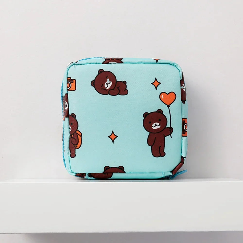 Trousse de toilette bébé imperméable – Mini pochette hygiénique multifonction pour enfant