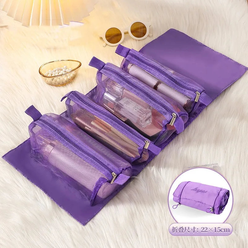 Grosse trousse de toilette pliable
