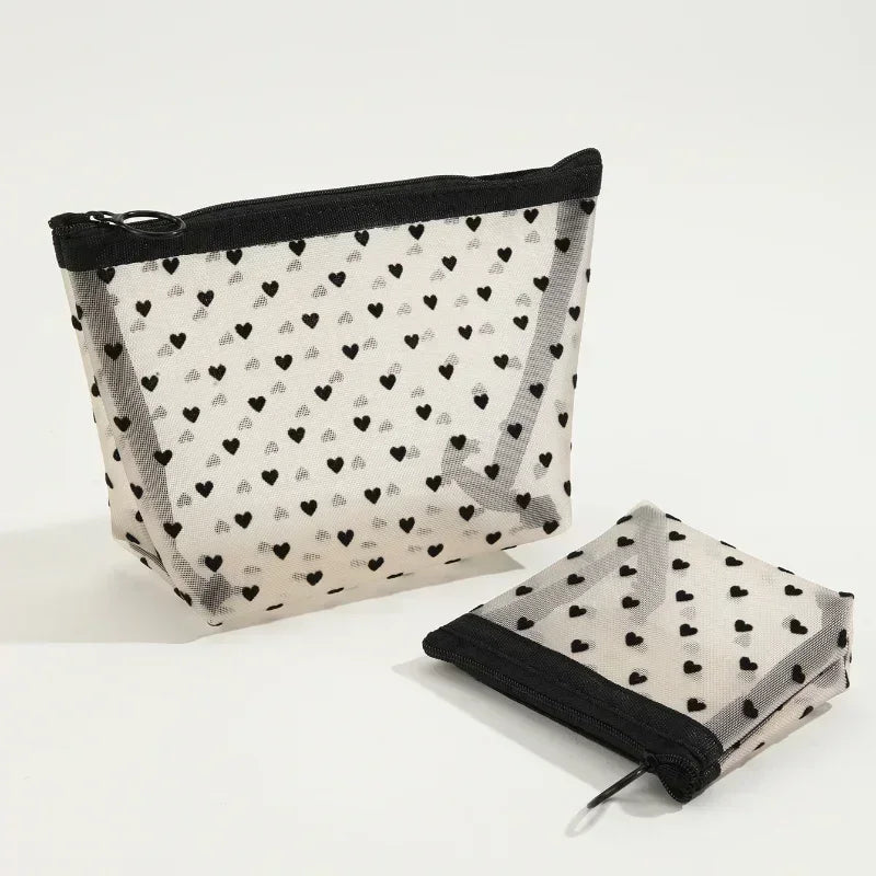 Trousse de toilette transparente femme