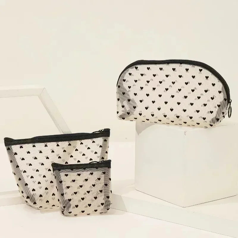 Trousse de toilette transparente femme