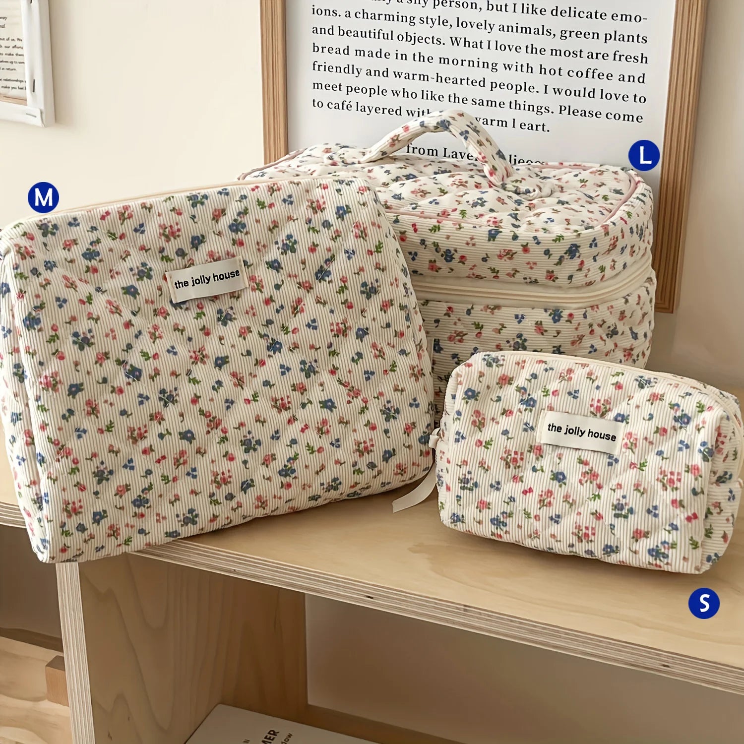 Trousse de toilette femme compacte matelassée