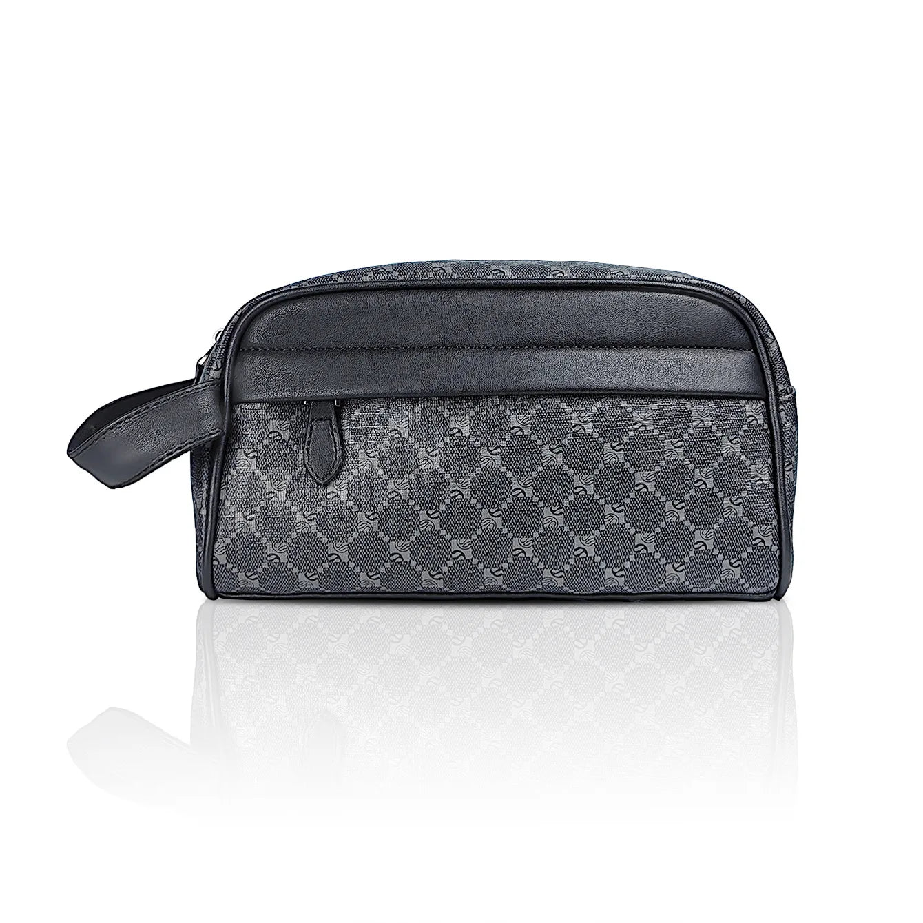 Trousse de toilette homme en cuir – Format compact, élégant et multifonction