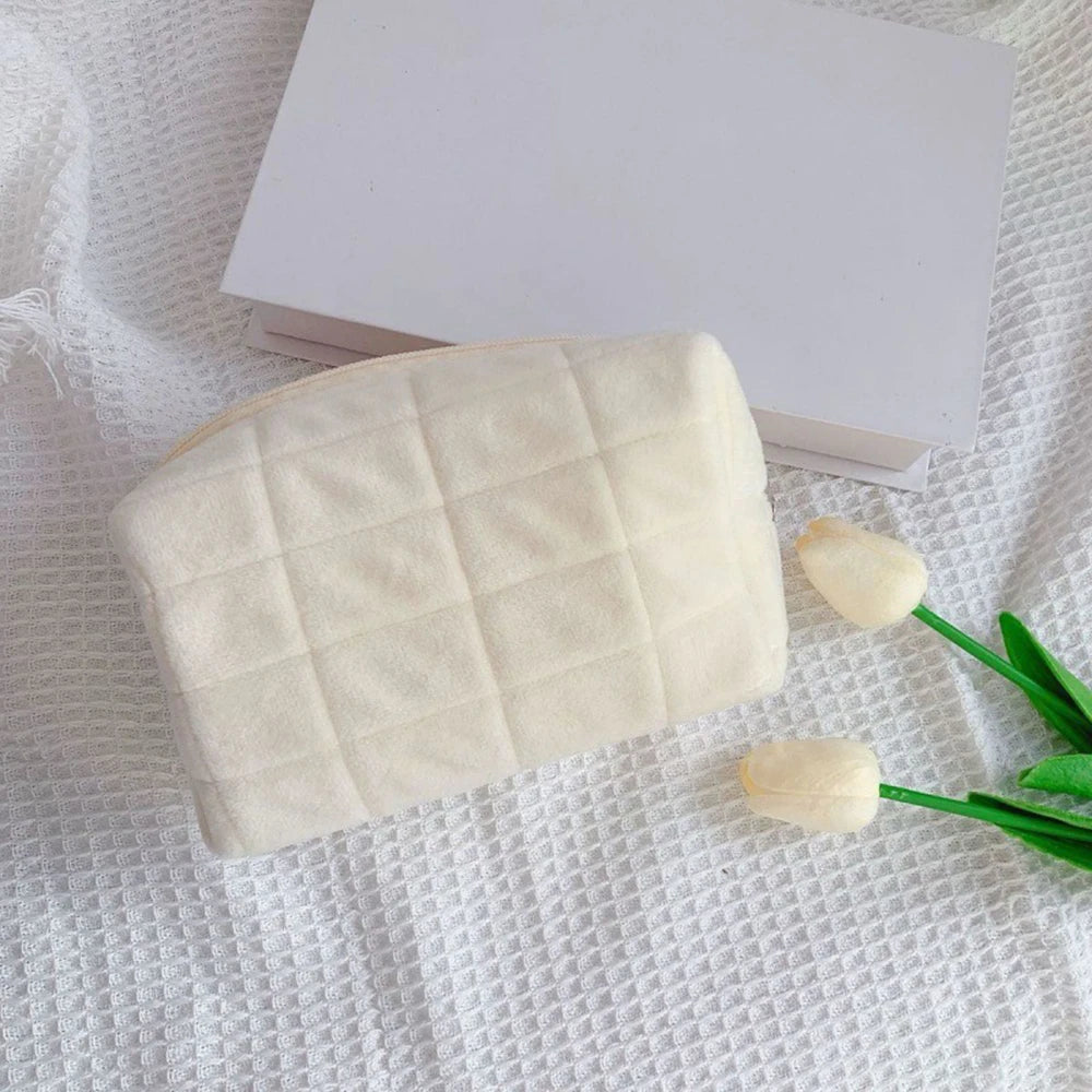 Trousse de toilette coton – Format compact et doux