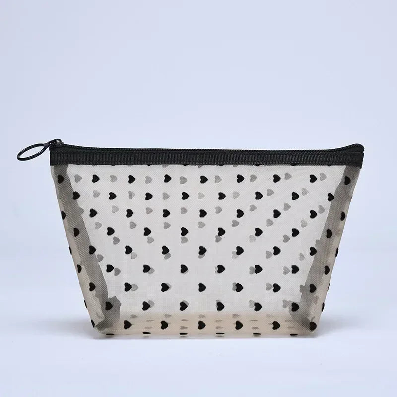 Trousse de toilette transparente femme