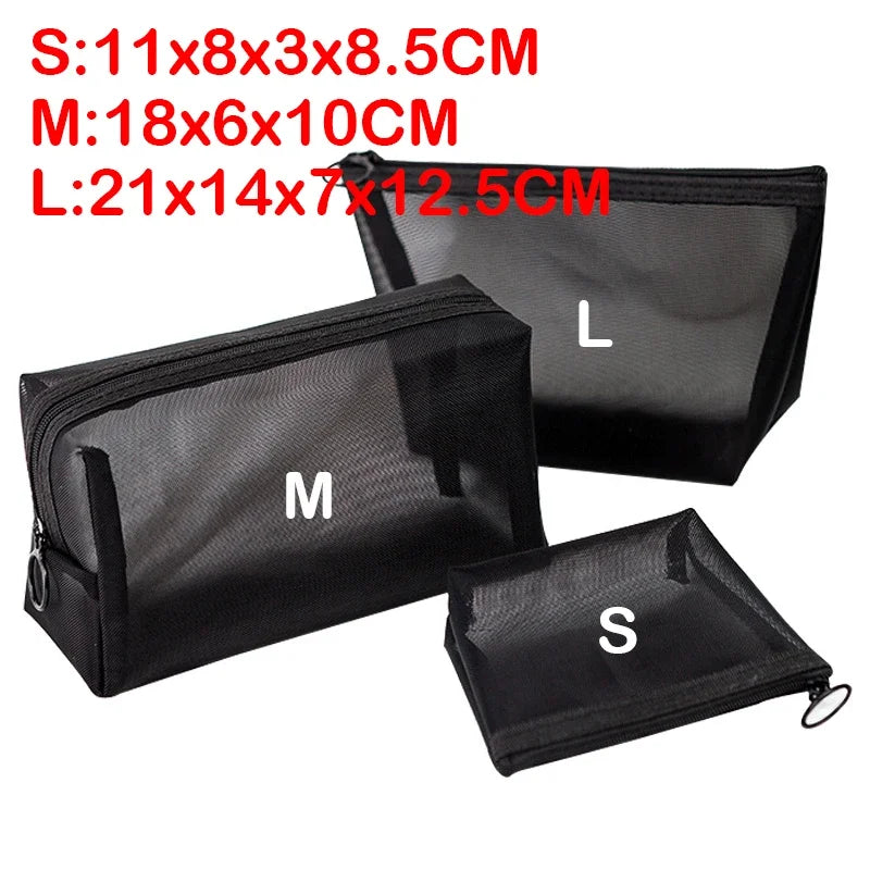 Trousse de toilette transparente voyage