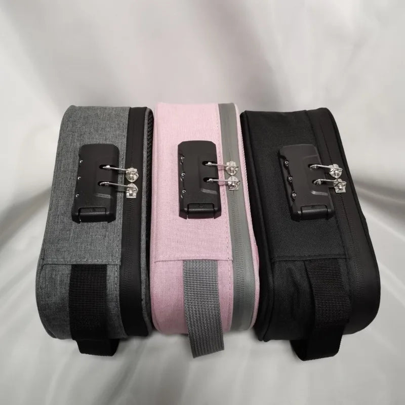 Trousse de toilette homme avec serrure – Idéale pour le voyage