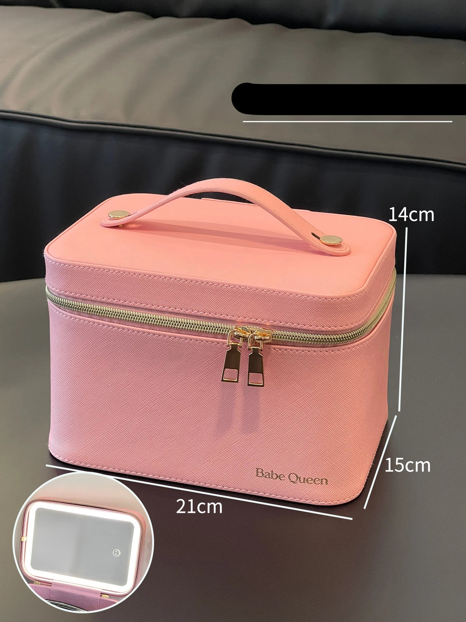 Trousse de toilette Vanity avec miroir