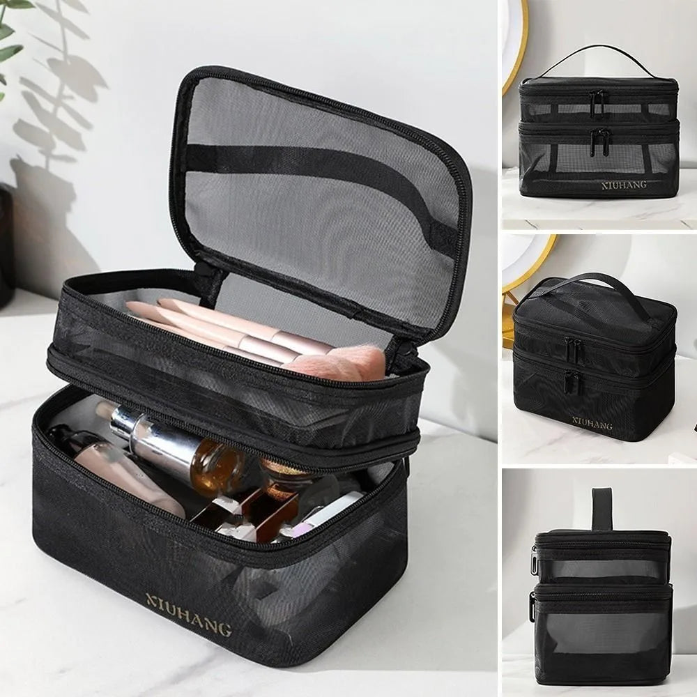 Grosse trousse de toilette pour déplacement