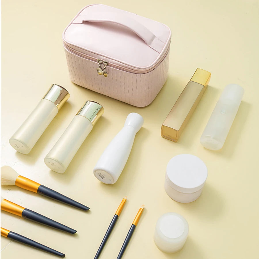 Trousse de toilette vanity femme – Élégante, compacte et facile à transporter