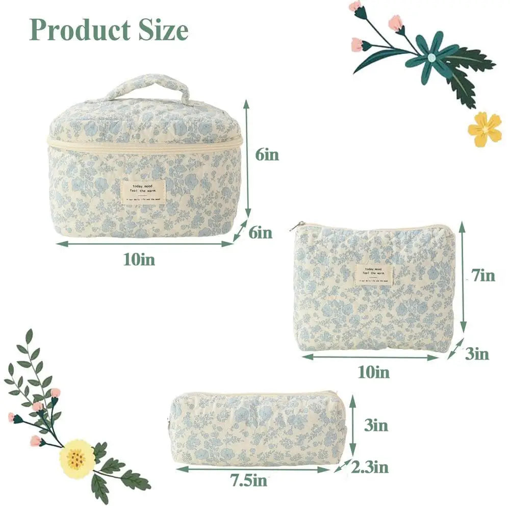 Trousse de toilette femme compacte matelassée