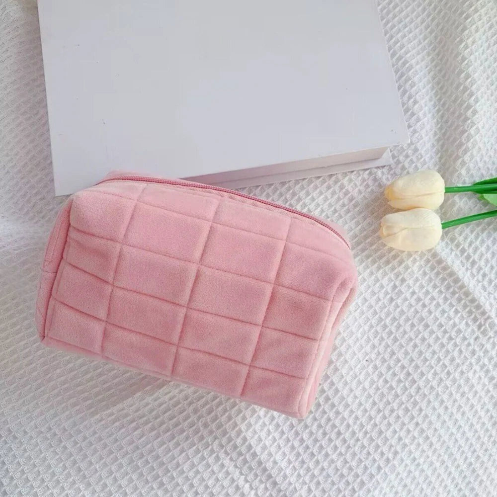 Trousse de toilette coton – Format compact et doux