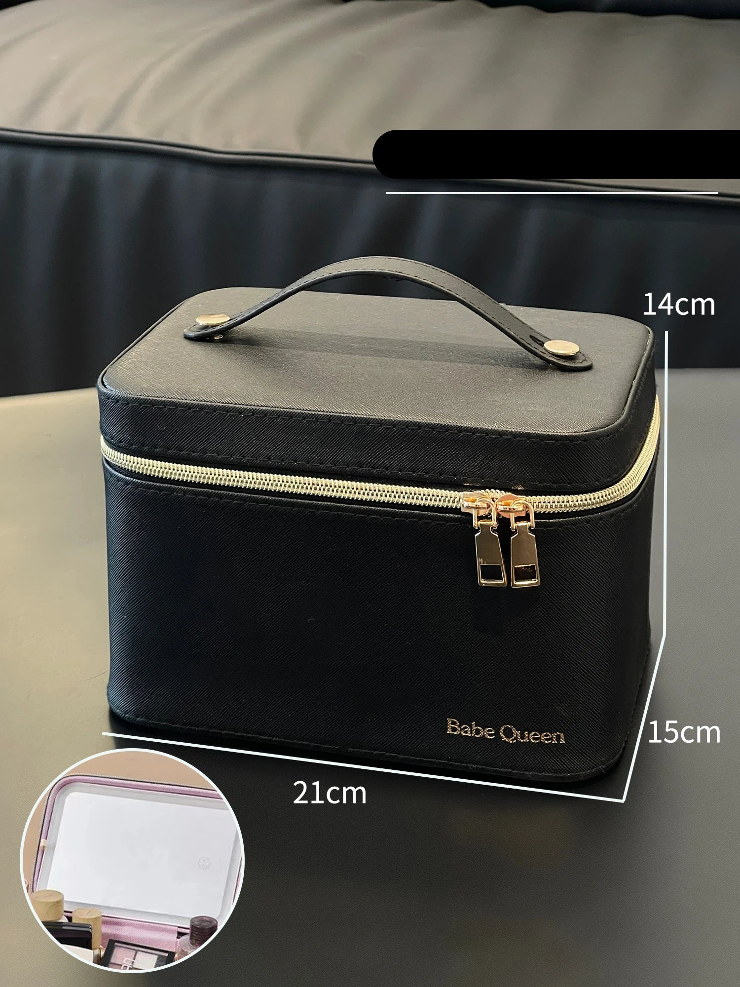Trousse de toilette Vanity avec miroir