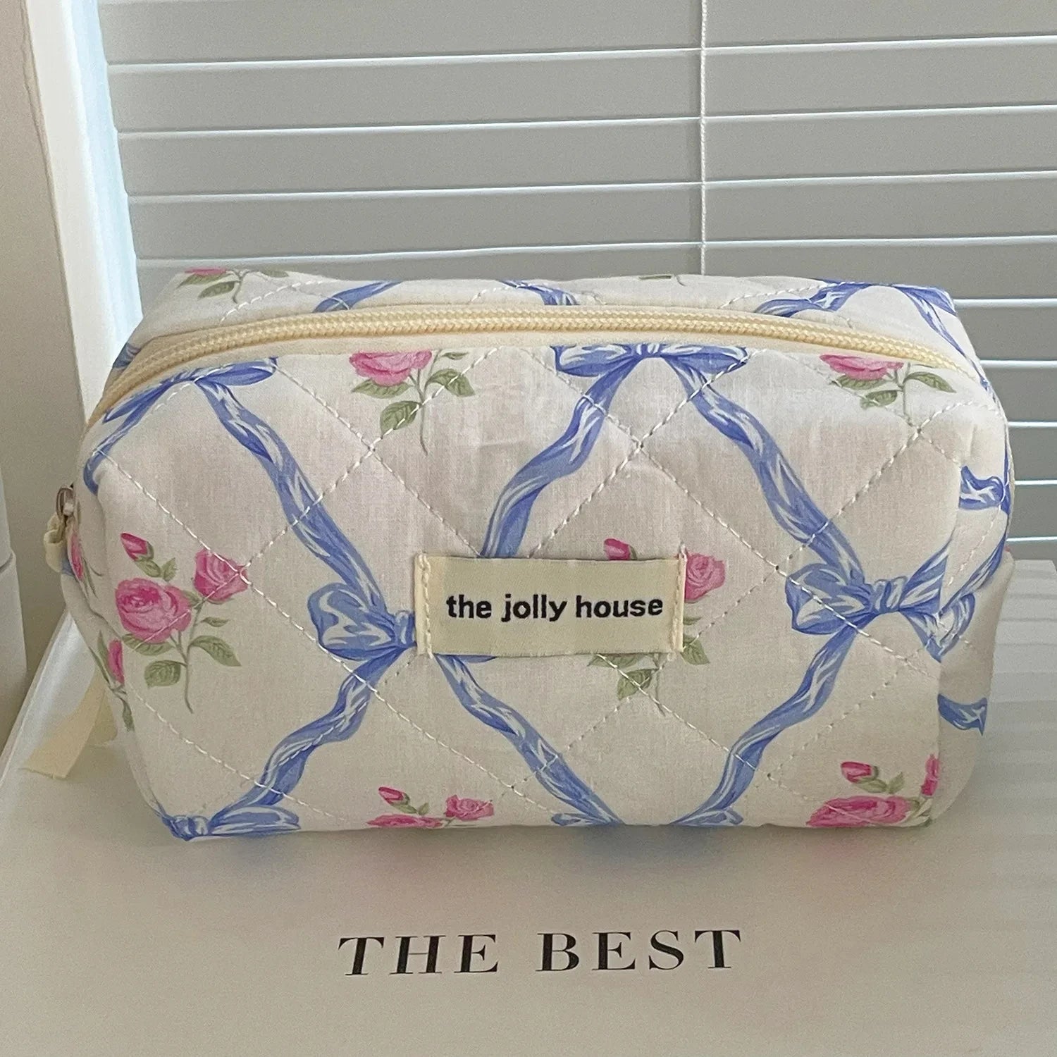 Trousse de toilette en coton pour femme