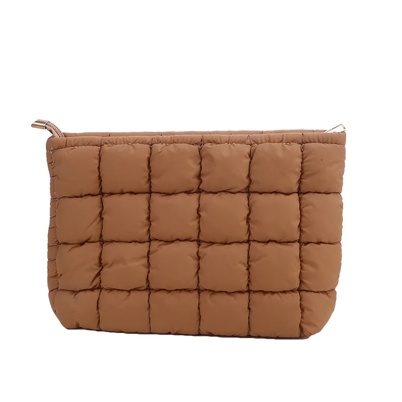 Trousse de toilette matelassée grand format – Élégance & praticité