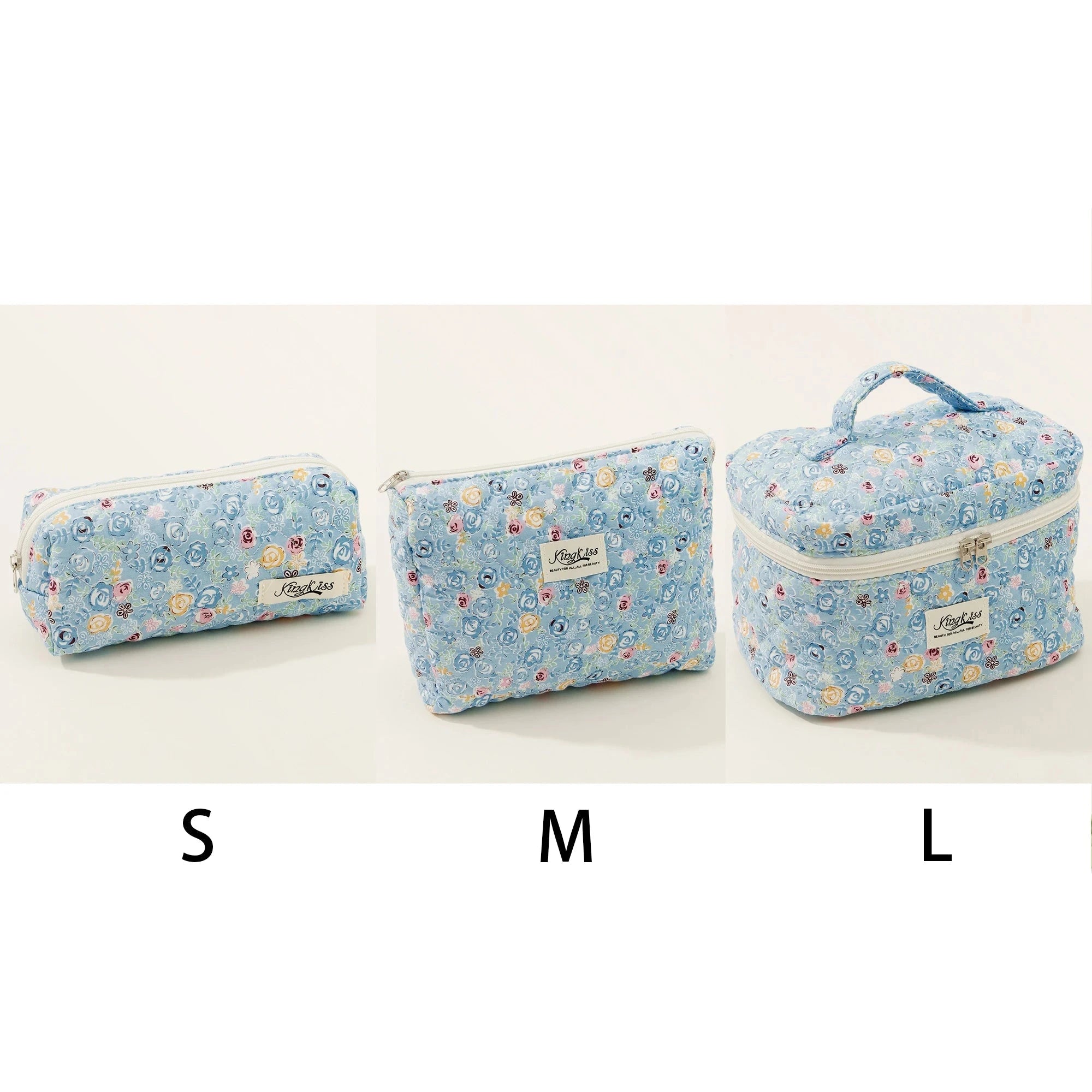 Trousse de toilette femme compacte matelassée