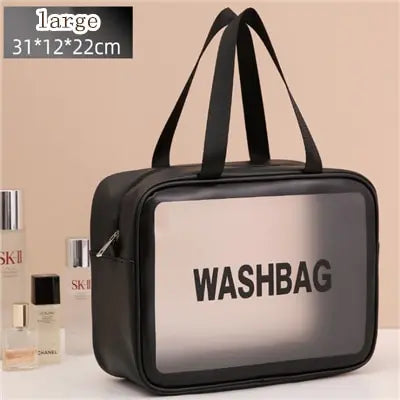 Trousse de toilette imperméable transparante