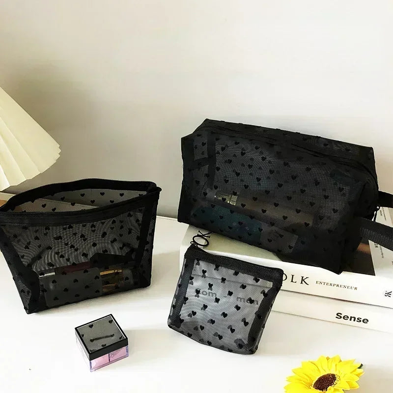 Trousse de toilette transparente femme