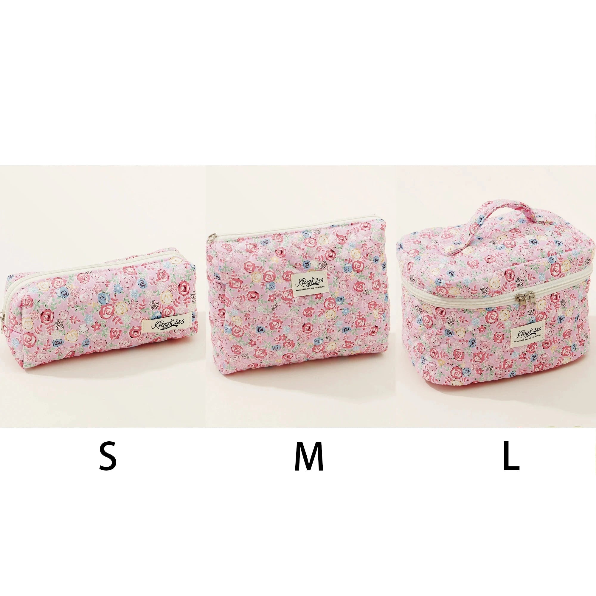 Trousse de toilette femme compacte matelassée