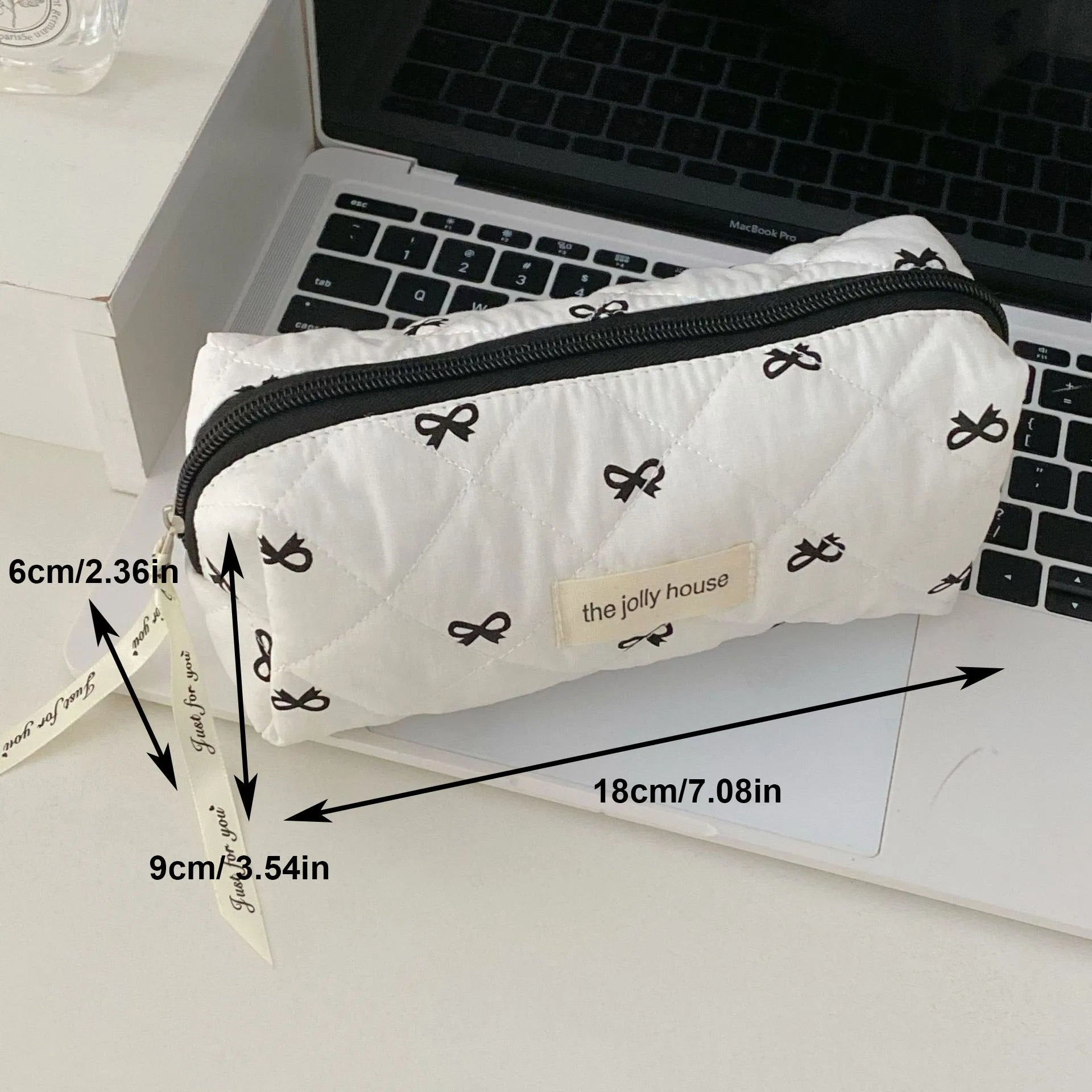 Trousse de toilette coton – Style matelassé multifonction