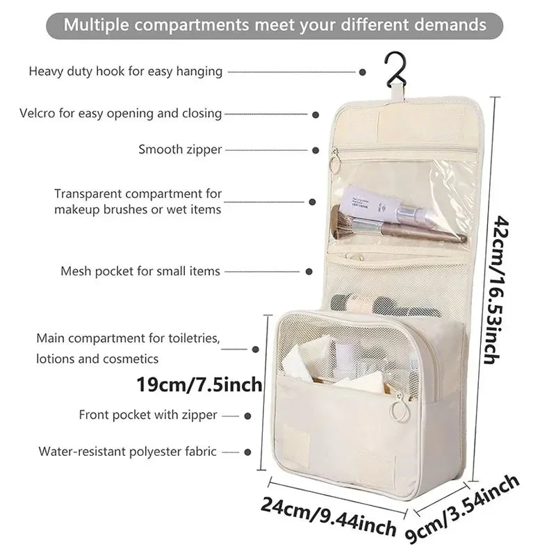 Trousse de toilette à suspendre waterproof