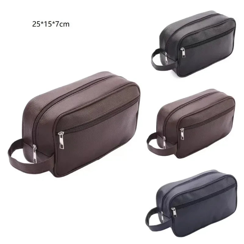 Trousse de toilette imperméable – Design rigide en PVC, format compact et résistant