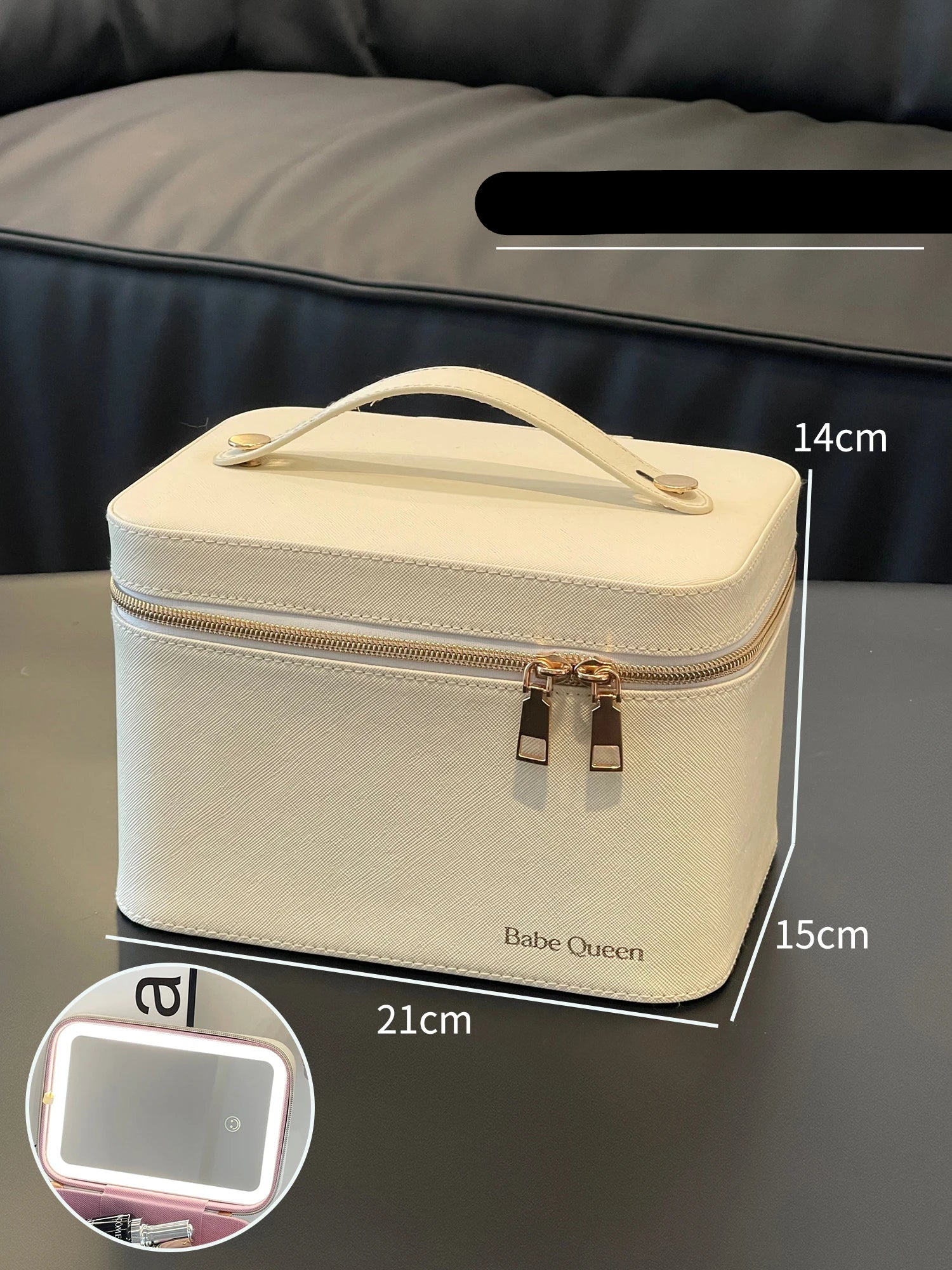 Trousse de toilette Vanity avec miroir