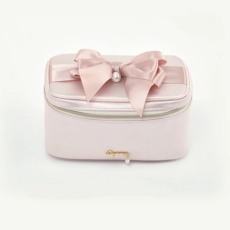 Trousse de toilette de luxe rose