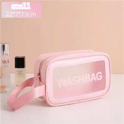 Trousse de toilette imperméable transparante