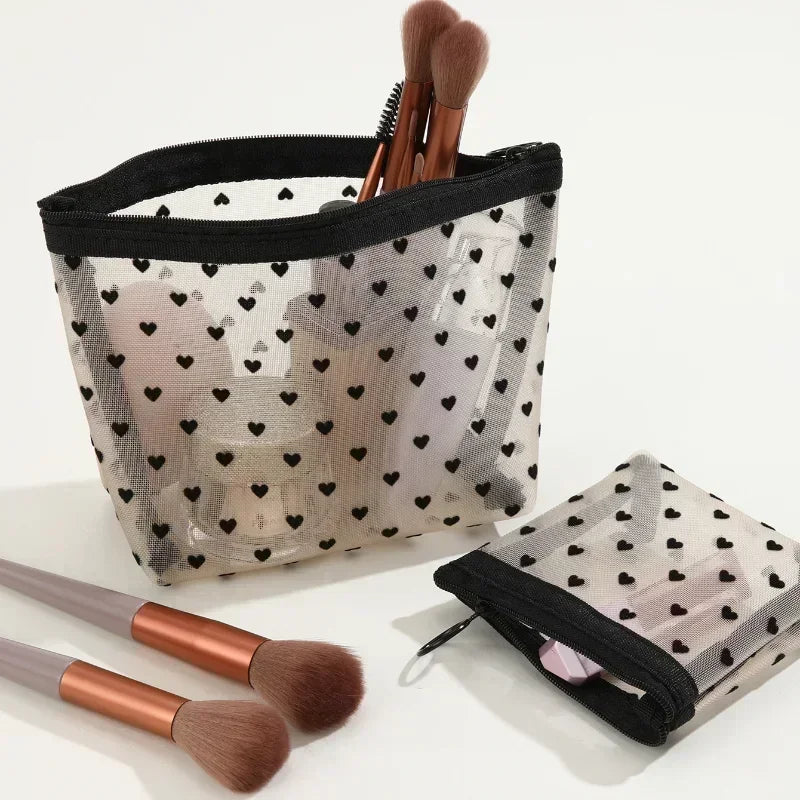 Trousse de toilette transparente femme