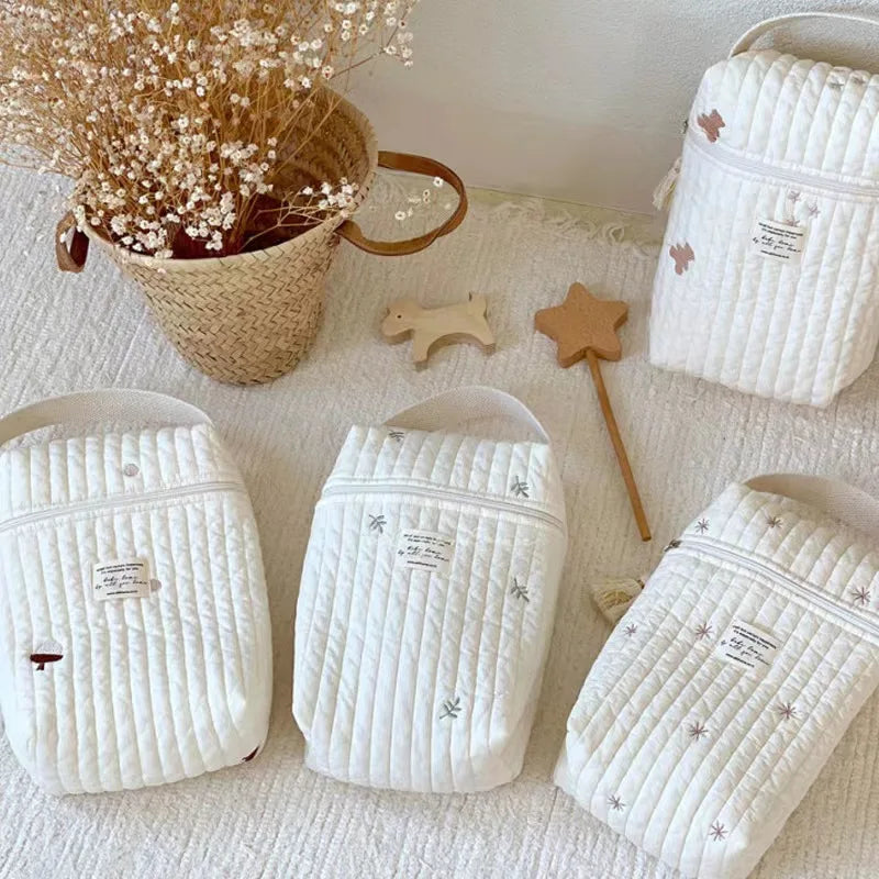 Trousse de toilette femme suspendue matelassée