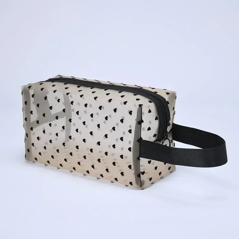 Trousse de toilette transparente femme