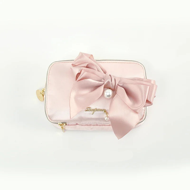 Trousse de toilette de luxe rose