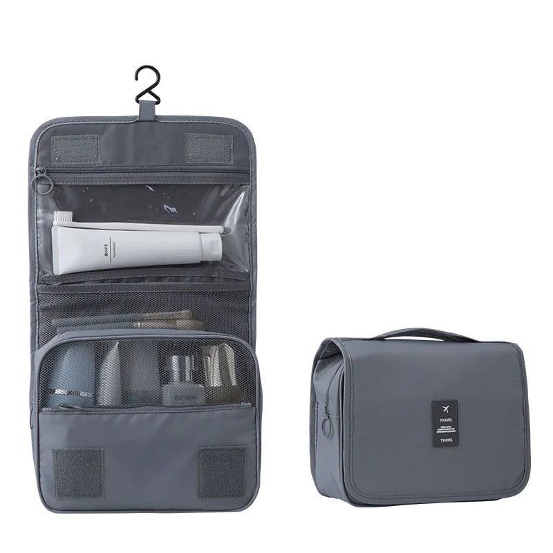Trousse de toilette suspendue avec crochets