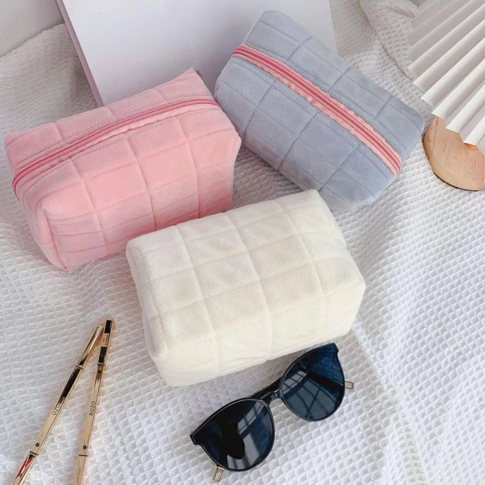 Trousse de toilette coton – Format compact et doux